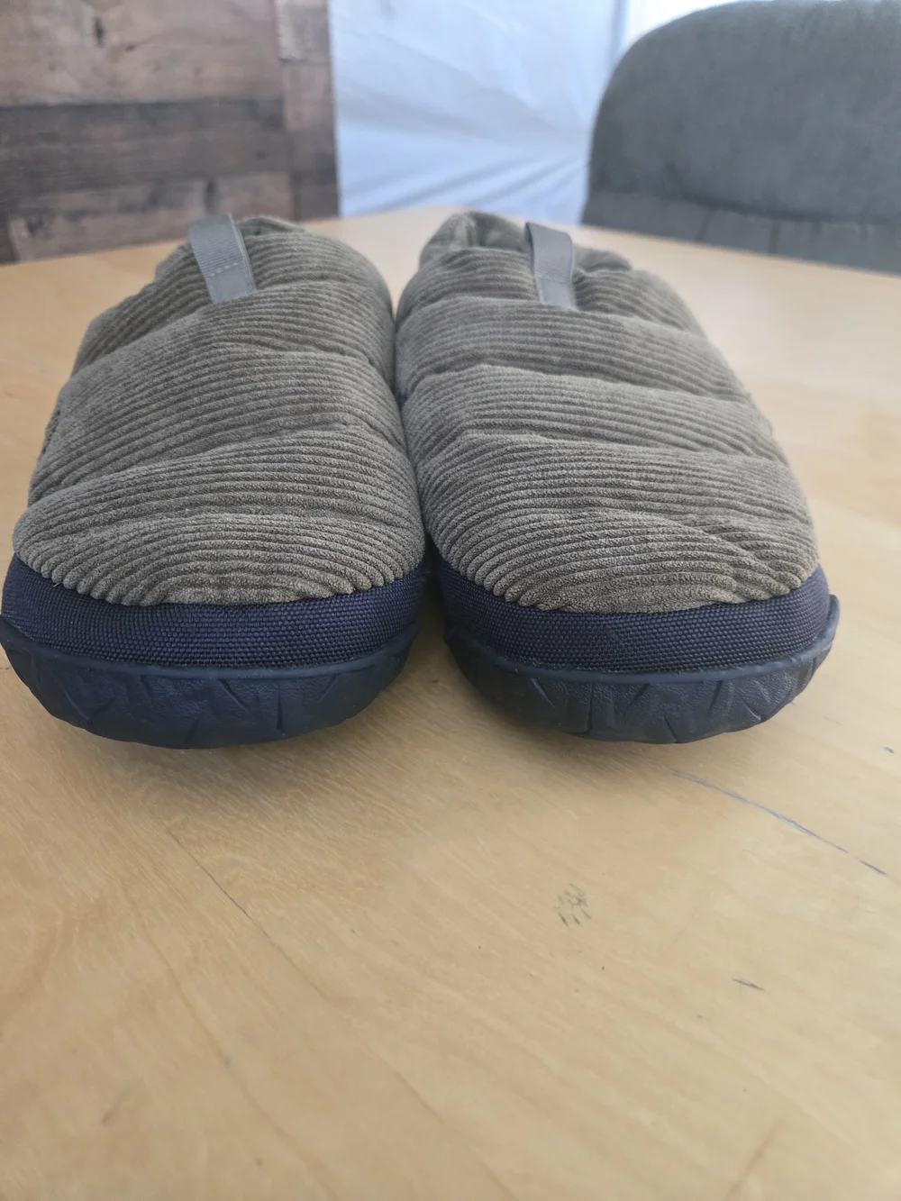 The North Face Nuptse Corduroy Slip-On Mule Casual Men’s US 11 Green/Black